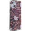 Hello Kitty IML Tags Graffiti case for iPhone 15 - pink - (Hel000012-0)