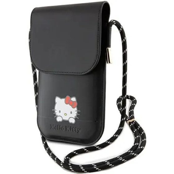Hello Kitty Leather Daydreaming Cord bag - black - (Hel000095-0)