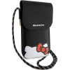 Hello Kitty Leather Hiding Kitty Cord bag - black - (Hel000093-0)