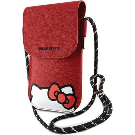 Hello Kitty Leather Hiding Kitty Cord bag - red - (Hel000094-0)