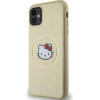 Hello Kitty Leather Kitty Head MagSafe case for iPhone 11 / Xr - gold - (Hel000085-0)