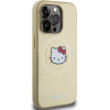 Hello Kitty Leather Kitty Head MagSafe case for iPhone 13 Pro Max - gold - (Hel000086-0)