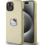 Hello Kitty Leather Kitty Head MagSafe case for iPhone 14 - gold - (Hel000045-0)
