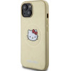 Hello Kitty Leather Kitty Head MagSafe case for iPhone 14 - gold - (Hel000045-0)