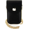 Hello Kitty Leather Metal Logo Chain bag - black - (Hel000092-0)