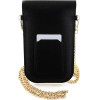 Hello Kitty Leather Metal Logo Chain bag - black - (Hel000092-0)