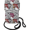 Hello Kitty Leather Tags Graffiti Cord bag - beige - (Hel000097-0)
