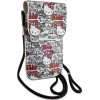 Hello Kitty Leather Tags Graffiti Cord bag - beige - (Hel000097-0)