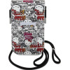 Hello Kitty Leather Tags Graffiti Cord bag - beige - (Hel000097-0)