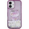 Hello Kitty Liquid Glitter 50TH Anniversary Party iPhone 16 Case - Purple - (Hel000154-0)
