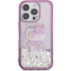Hello Kitty Liquid Glitter 50TH Anniversary Party iPhone 16 Pro Case - Purple - (Hel000155-0)