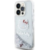 Hello Kitty Liquid Glitter Charms Kitty Head case for iPhone 14 Pro Max - silver - (Hel000029-0)