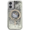 Hello Kitty Liquid Glitter Fever MagSafe iPhone 16 Case - Gold - (Hel000143-0)