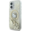 Hello Kitty Liquid Glitter Fever MagSafe iPhone 16 Case - Gold - (Hel000146-0)