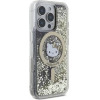 Hello Kitty Liquid Glitter Fever MagSafe iPhone 16 Pro Case - Gold - (Hel000144-0)