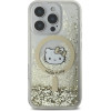 Hello Kitty Liquid Glitter Fever MagSafe iPhone 16 Pro Case - Gold - (Hel000147-0)