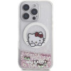 Hello Kitty Liquid Glitter Sweet Kitty Bows MagSafe iPhone 16 Pro Case - White - (Hel000149-0)