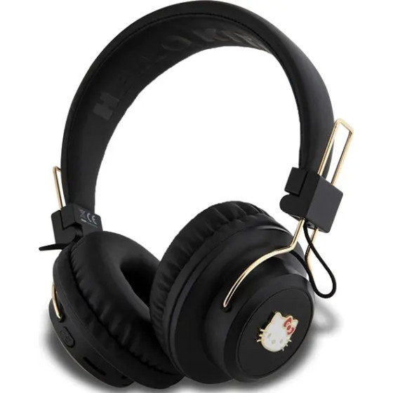 Hello Kitty Metal Logo Bluetooth on-ear headphones - black - (Hel000121-0)