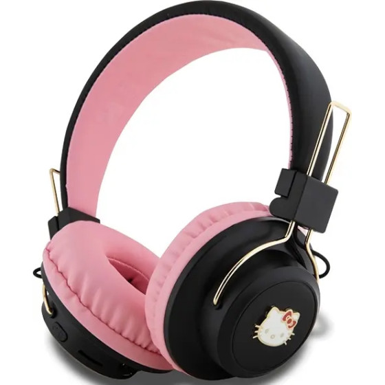 Hello Kitty Metal Logo Bluetooth on-ear headphones - pink - (Hel000120-0)