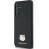 Hello Kitty Metal Logo Kitty Head case for Samsung Galaxy A55 - black - (Hel000130-0)