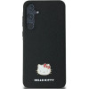 Hello Kitty Metal Logo Kitty Head case for Samsung Galaxy A55 - black - (Hel000130-0)