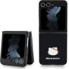 Hello Kitty Metal Logo Kitty Head case for Samsung Galaxy Z Flip 5 - black - (Hel000124-0)