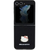 Hello Kitty Metal Logo Kitty Head case for Samsung Galaxy Z Flip 5 - black - (Hel000124-0)