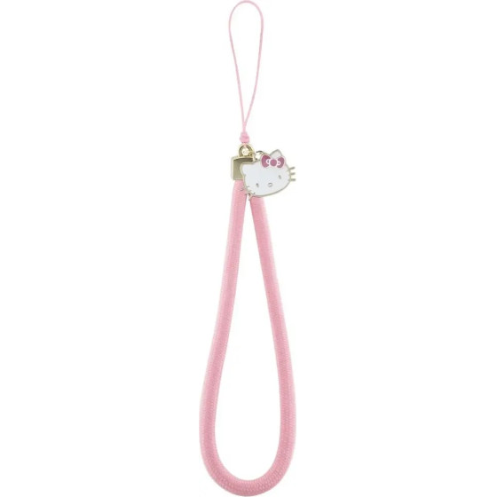 Hello Kitty Nylon Cord Kitty Head Phone Charm - Pink - (Hel000173-0)