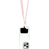 Hello Kitty Patch & Kitty Head Charm Universal Phone Lanyard - Pink - (Hel000167-0)