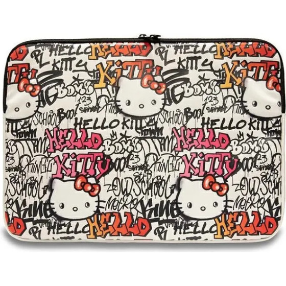 Hello Kitty PU Metal Logo case for a 14 laptop - beige - (Hel000127-0)