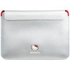 Hello Kitty PU Metal Logo case for a 14 laptop - silver - (Hel000128-0)