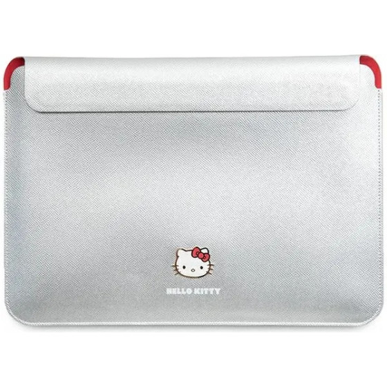 Hello Kitty PU Metal Logo case for a 14 laptop - silver - (Hel000128-0)