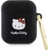 Hello Kitty Silicone 3D Kitty Head case for AirPods 1/2 - black - (Hel000061-0)