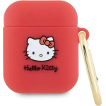 Hello Kitty Silicone 3D Kitty Head case for AirPods 1/2 - fuchsia - (Hel000069-0)