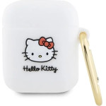 Hello Kitty Silicone 3D Kitty Head case for AirPods 1/2 - white - (Hel000073-0)