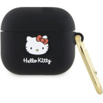 Hello Kitty Silicone 3D Kitty Head case for AirPods 3 - black - (Hel000064-0)