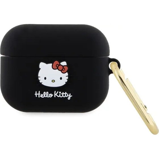 Hello Kitty Silicone 3D Kitty Head case for AirPods Pro - black - (Hel000062-0)