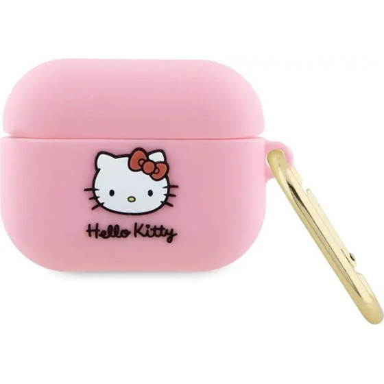 Hello Kitty Silicone 3D Kitty Head case for AirPods Pro - pink - (Hel000066-0)