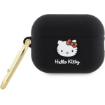 Hello Kitty Silicone 3D Kitty Head Case for AirPods Pro 2 (2022/2023) - Black - (Hel000063-0)