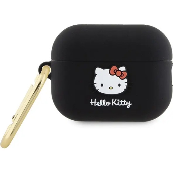 Hello Kitty Silicone 3D Kitty Head Case for AirPods Pro 2 (2022/2023) - Black - (Hel000063-0)