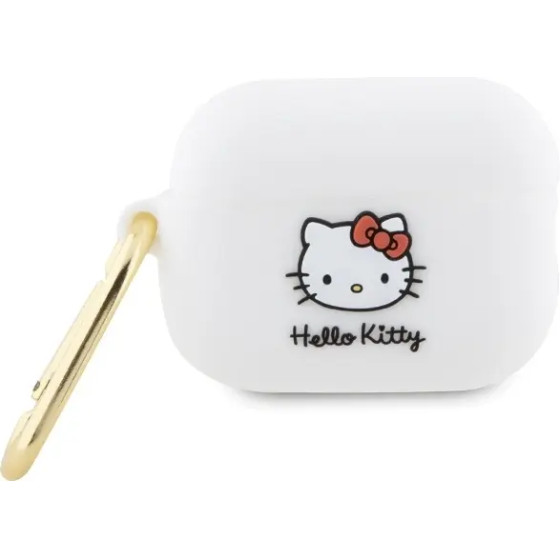 Hello Kitty Silicone 3D Kitty Head case for AirPods Pro 2 (2022/2023) - white - (Hel000075-0)
