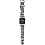 Hello Kitty Silicone Heads & Stripes Strap for Apple Watch 38/40/41mm - Black - (Hel000051-0)