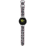 Hello Kitty Silicone Heads & Stripes universal 20mm - black - (Hel000106-0)