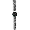 Hello Kitty Silicone Heads & Stripes universal 22mm - black - (Hel000107-0)