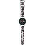 Hello Kitty Silicone Heads & Stripes universal 22mm - black - (Hel000107-0)