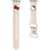 Hello Kitty Silicone Kitty Head strap for Apple Watch 38/40/41mm - beige - (Hel000060-0)