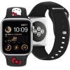 Hello Kitty Silicone Kitty Head strap for Apple Watch 38/40/41mm - black - (Hel000052-0)