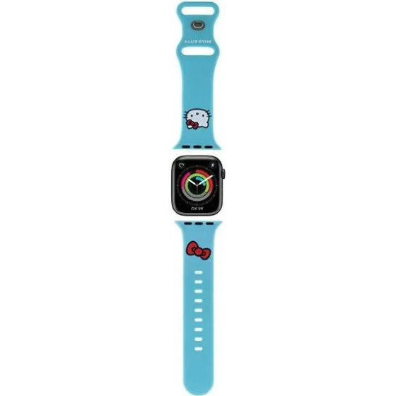 Hello Kitty Silicone Kitty Head strap for Apple Watch 38/40/41mm - blue - (Hel000053-0)