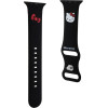 Hello Kitty Silicone Kitty Head Strap for Apple Watch 42/44/45/49mm - Black - (Hel000058-0)
