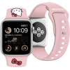 Hello Kitty Silicone Kitty Head Strap for Apple Watch 42/44/45/49mm - Pink - (Hel000059-0)